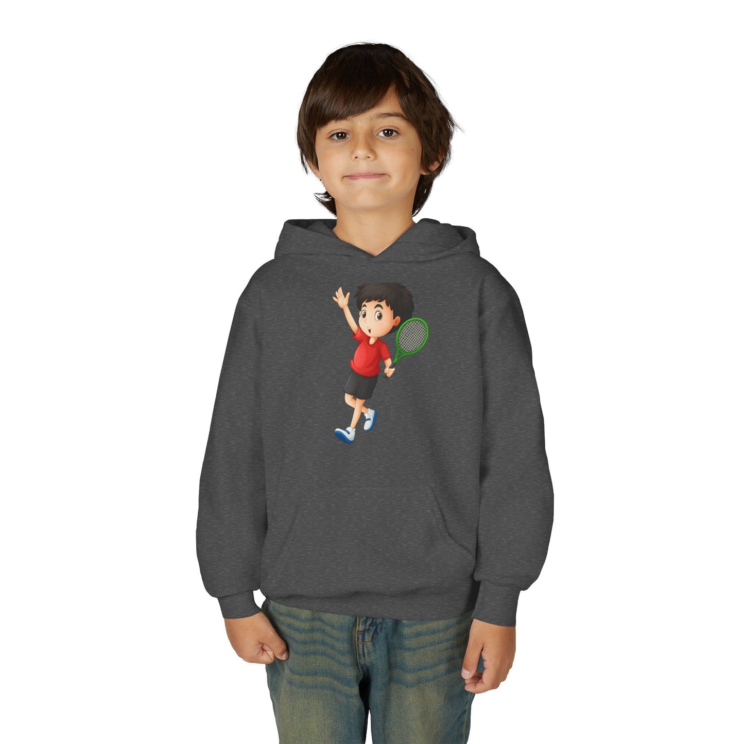 Men's Tennis Hoodie - Activewear Sweatshirt, Sports Hoodie, Birthday Gift, Tennis Lover Apparel, Cozy Top