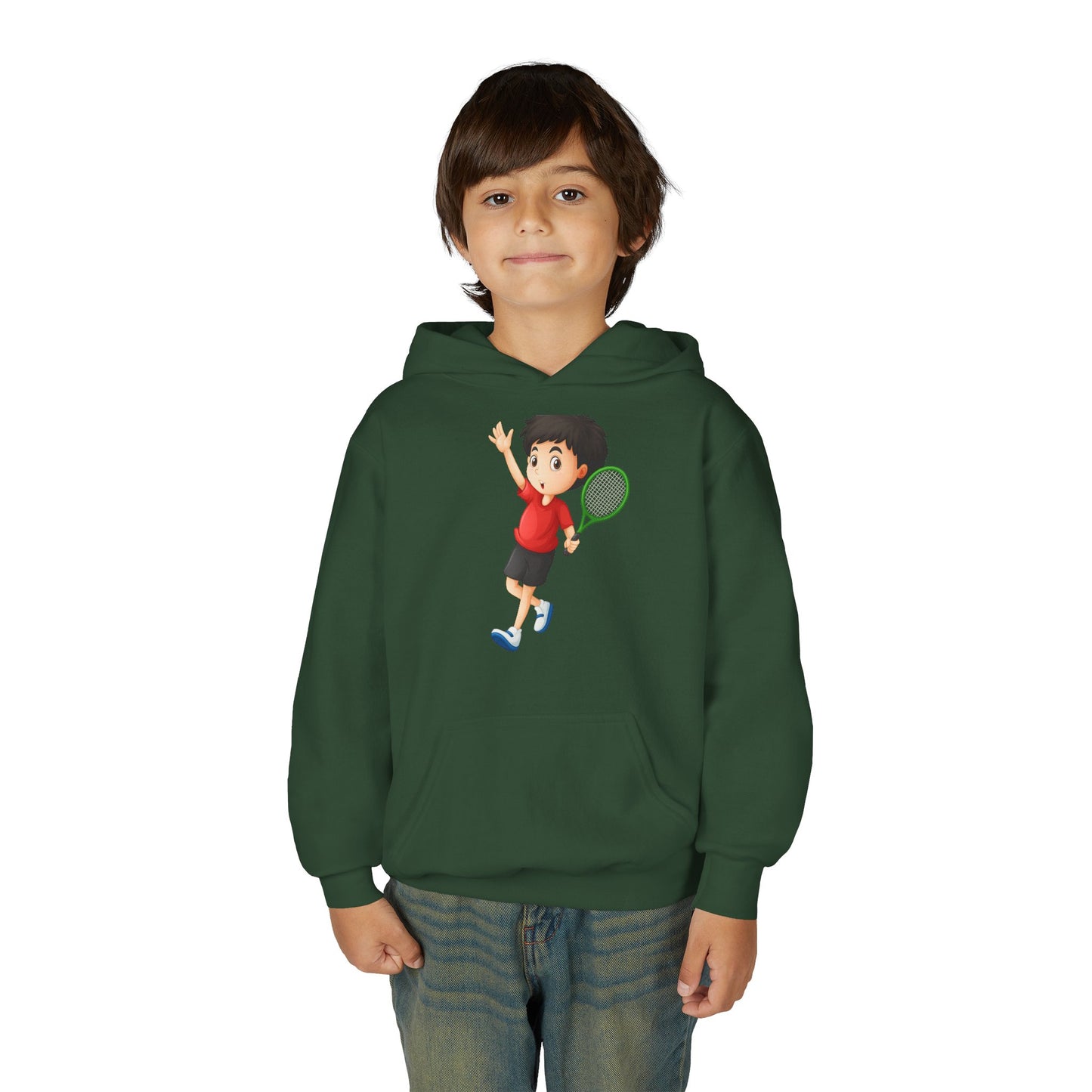 Men's Tennis Hoodie - Activewear Sweatshirt, Sports Hoodie, Birthday Gift, Tennis Lover Apparel, Cozy Top