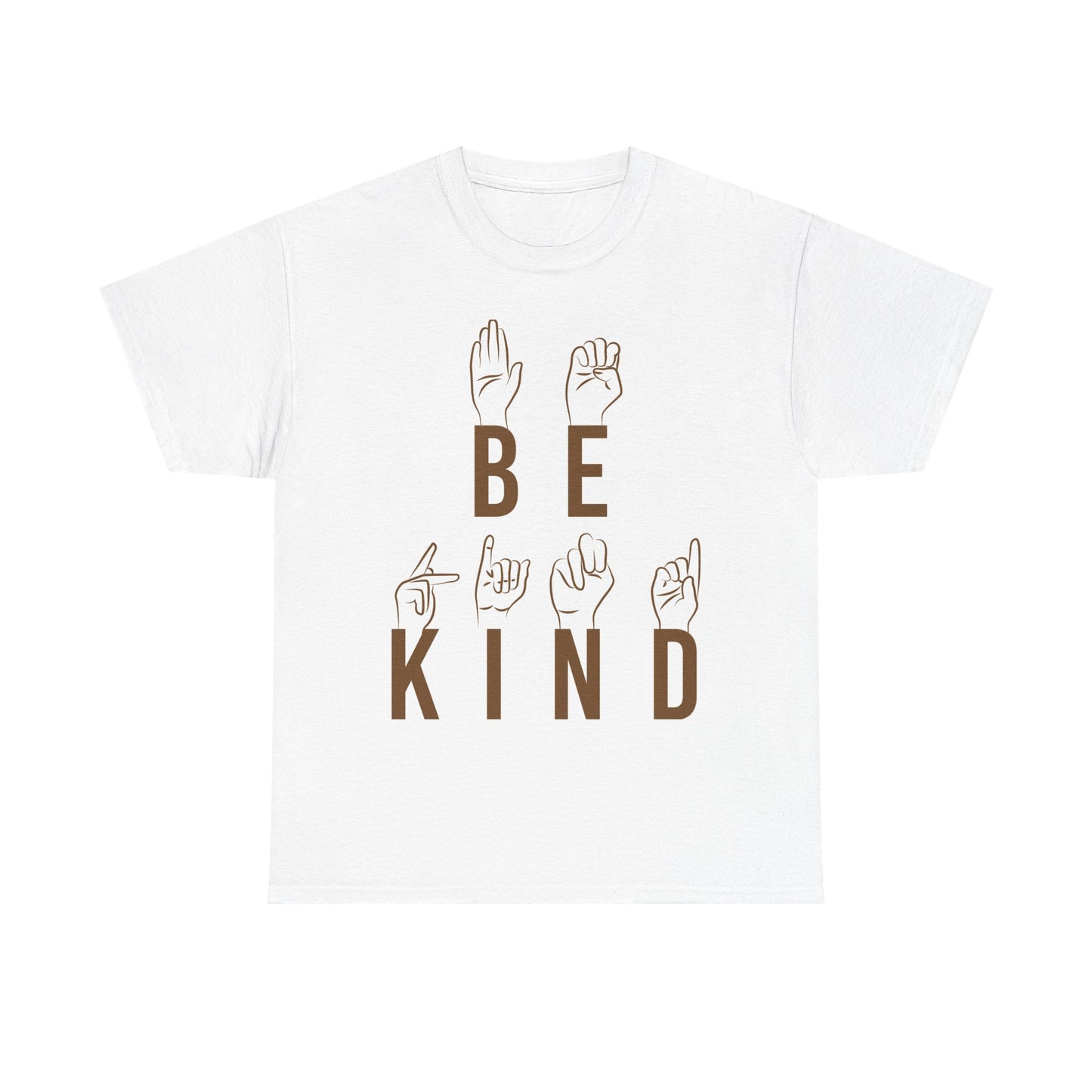 Be Kind ASL T-Shirt — Sign Language Positive Message Tee