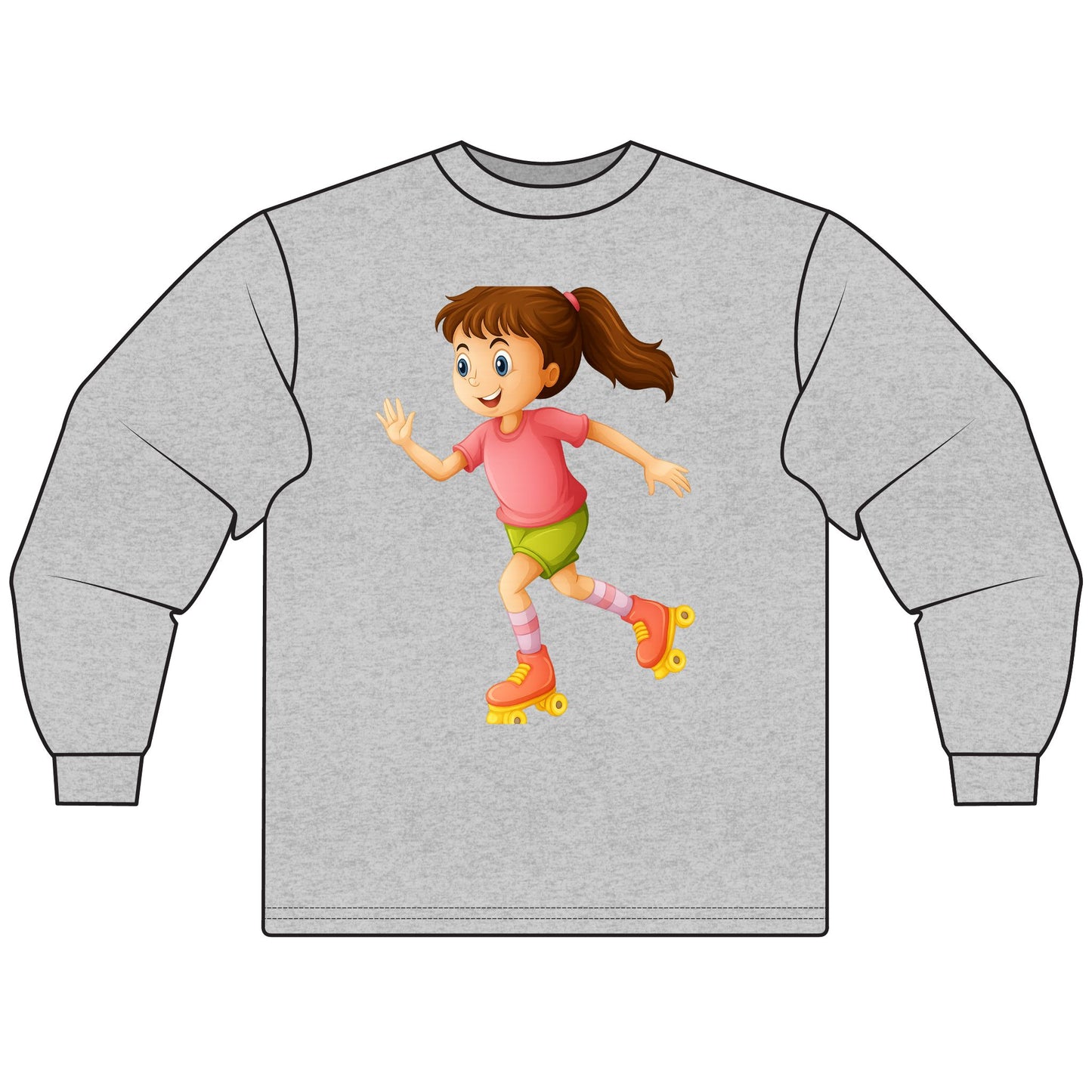 Roller Skating Long Sleeve T-Shirt
