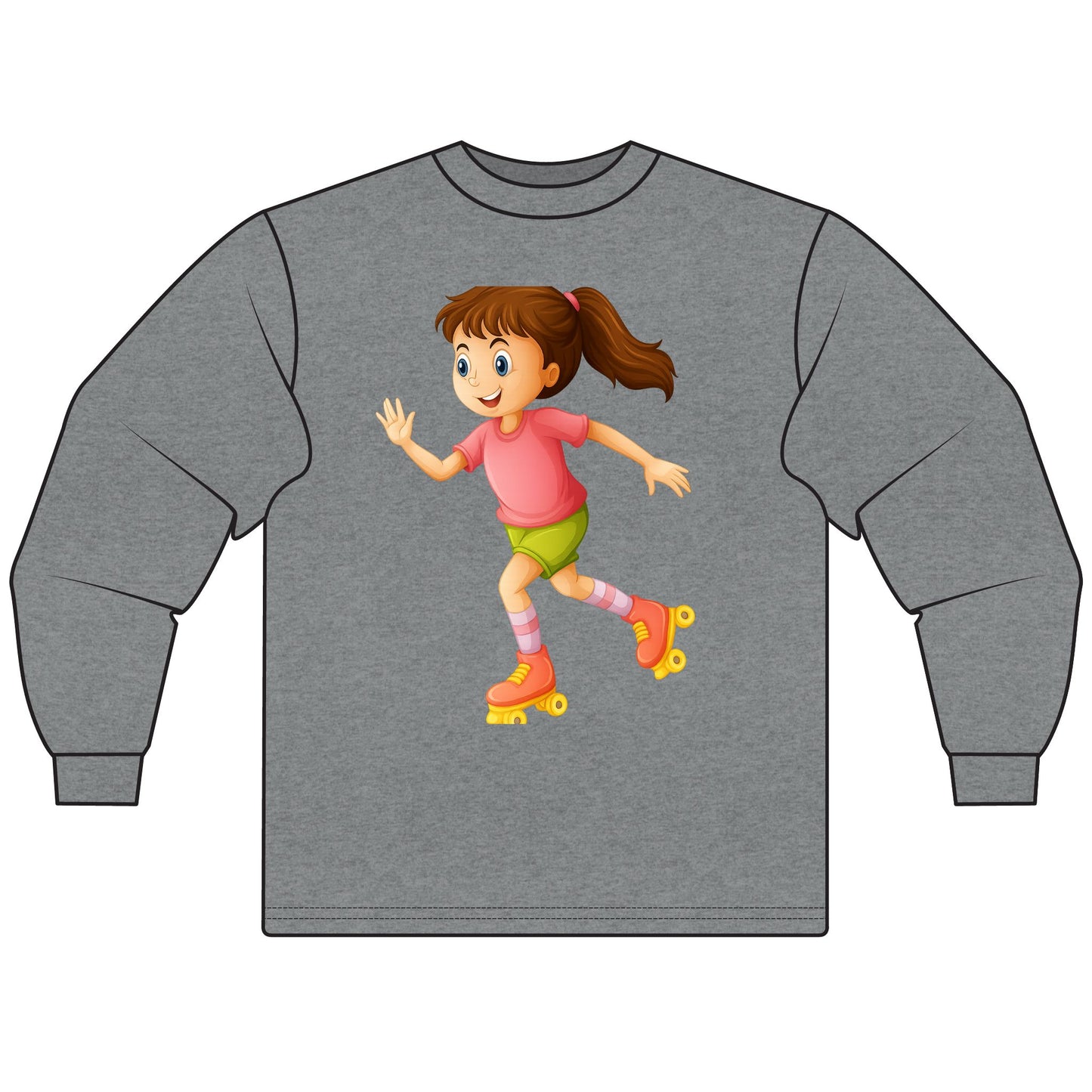 Roller Skating Long Sleeve T-Shirt