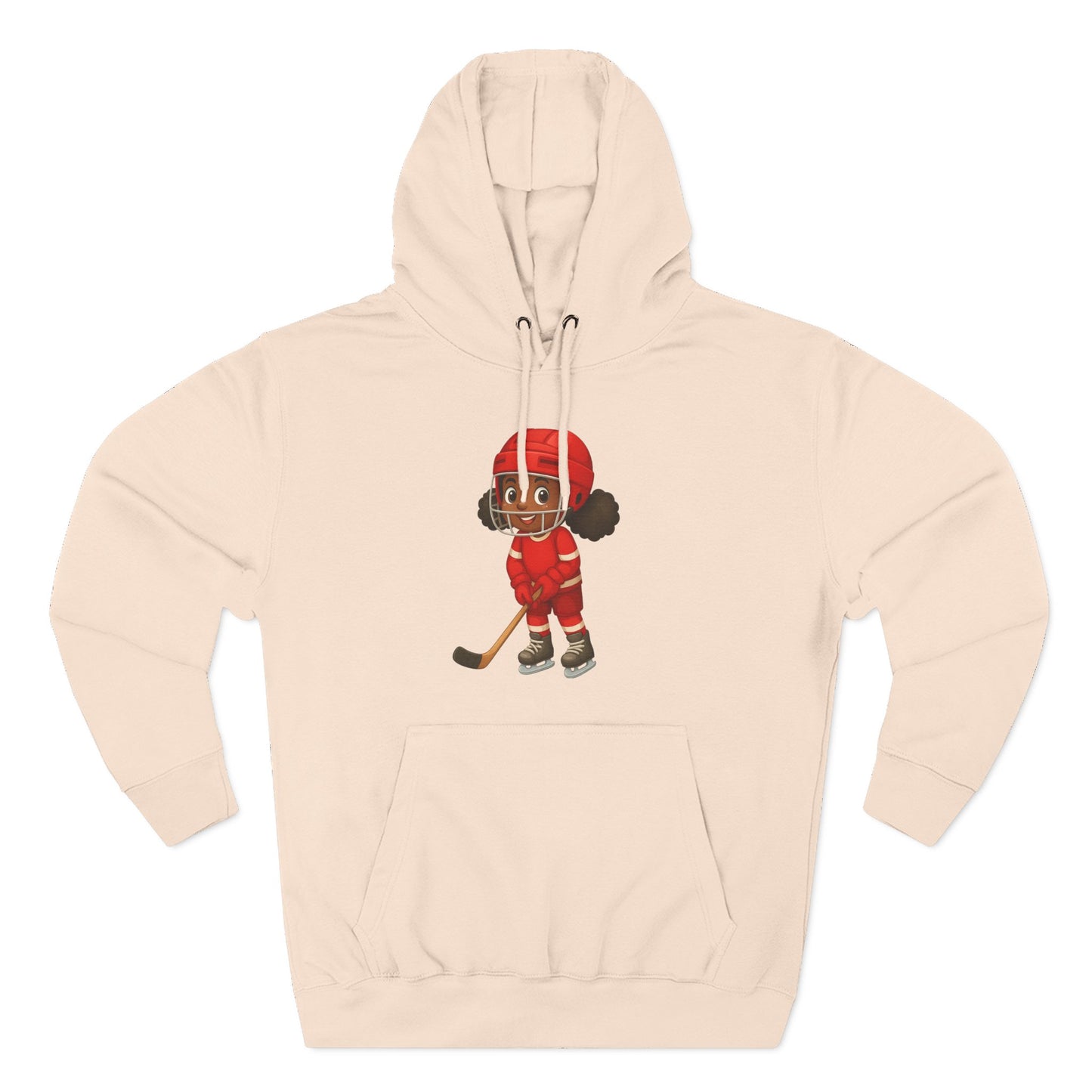 Cute Hockey Kid Fleece Hoodie, Funny Sports Apparel, Gift for Hockey Lovers, Winter Warmth, Kids' Hoodie
