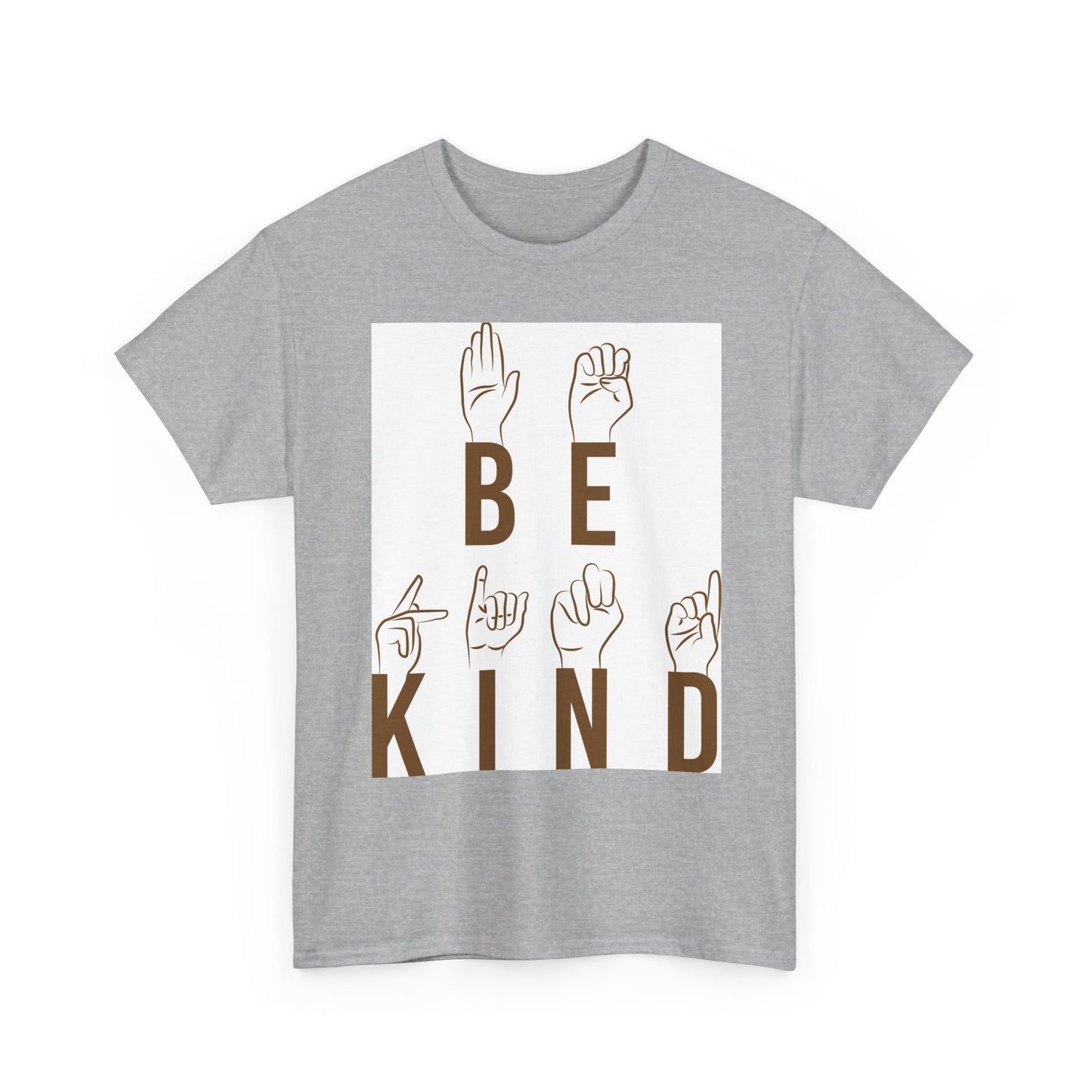 Be Kind ASL T-Shirt — Sign Language Positive Message Tee