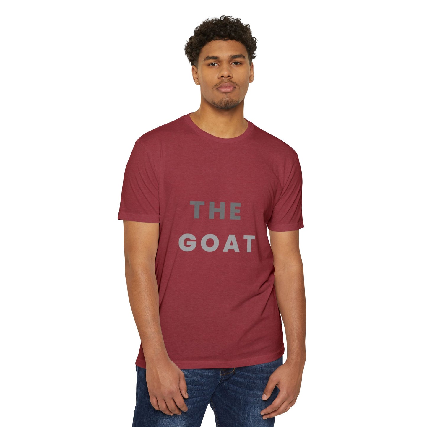 THE GOAT Graphic T-Shirt — Bold Minimalist Statement Tee