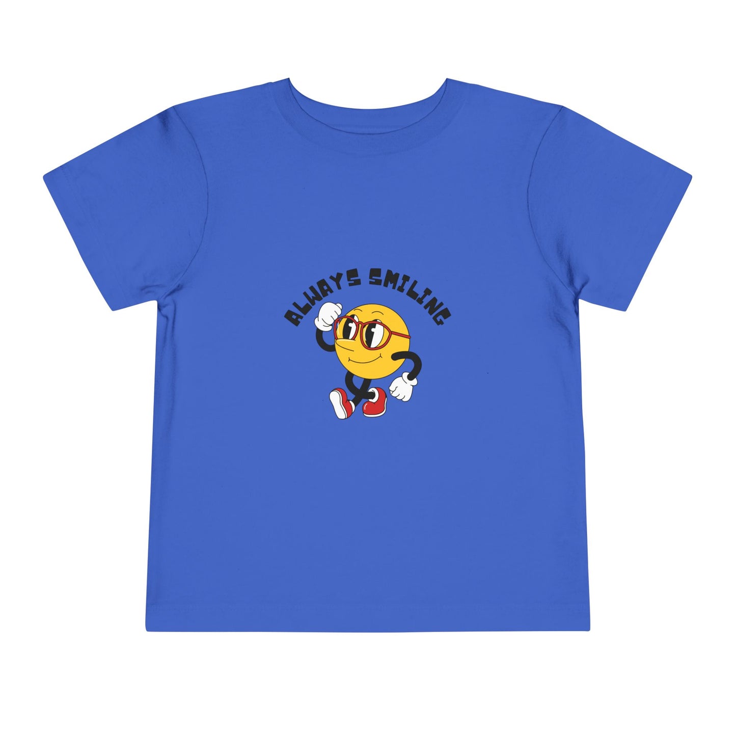 Always Smiling Toddler Tee, Cute Kids Shirt, Fun Toddler Apparel, Birthday Gift, Everyday Wear, Cheerful Kids Clothing