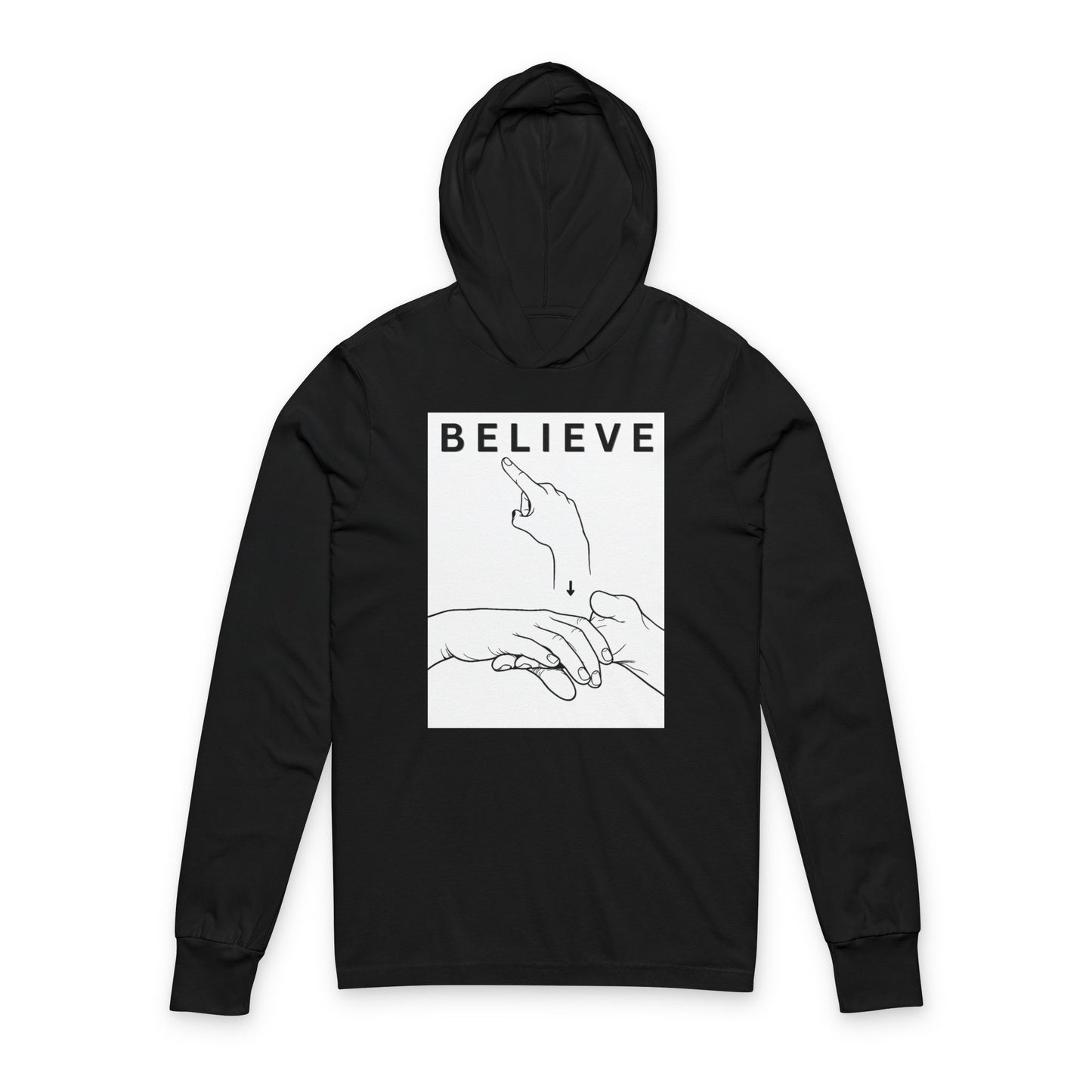 Believe Sign Language Hoodie