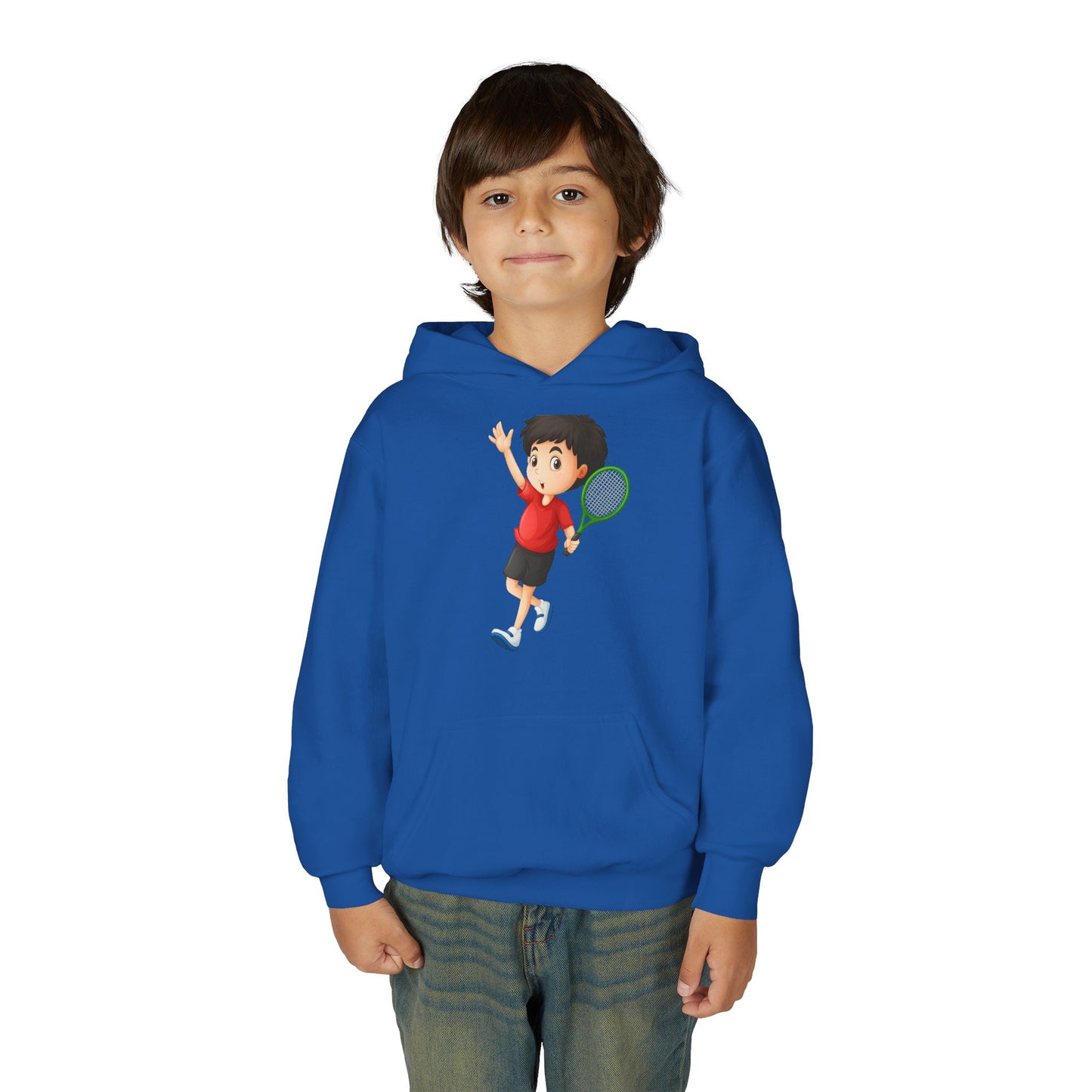 Men's Tennis Hoodie - Activewear Sweatshirt, Sports Hoodie, Birthday Gift, Tennis Lover Apparel, Cozy Top