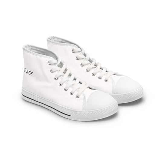 Stylish Women's High Top Sneakers for Everyday Comfort, Casual Footwear, Trendy Sneakers, White High Tops, Gifts for Her