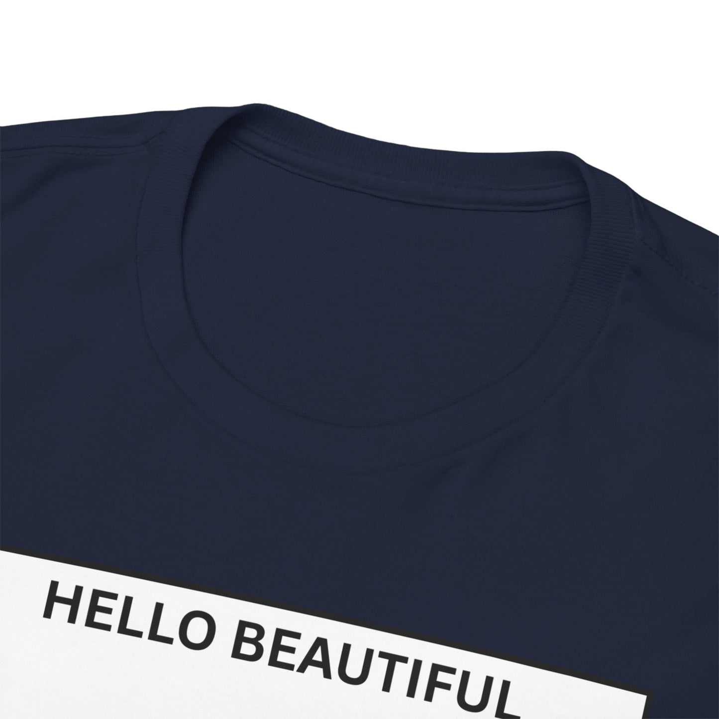 Hello Beautiful Sign Language T-Shirt — ASL Floral Graphic Tee