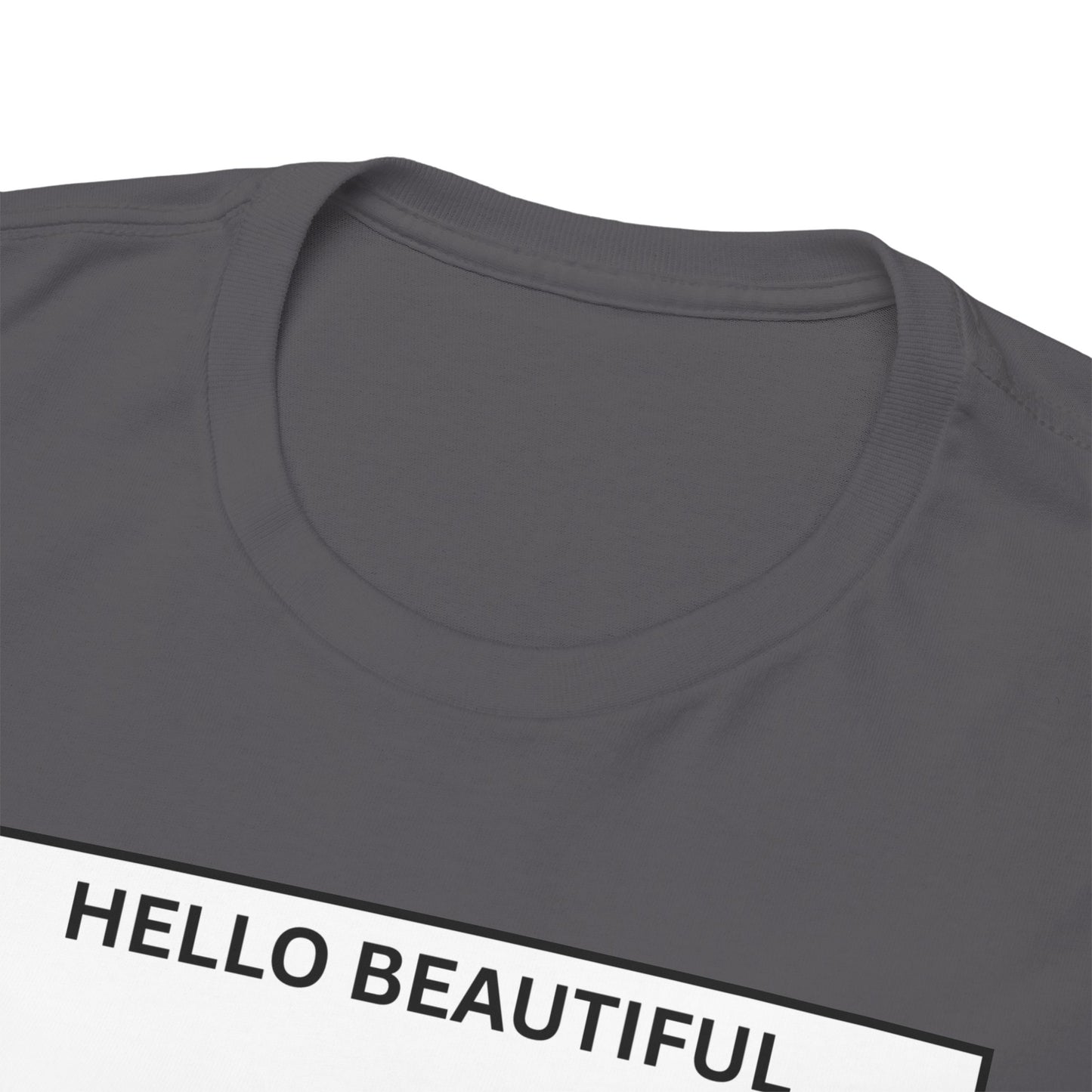 Hello Beautiful Sign Language T-Shirt — ASL Floral Graphic Tee