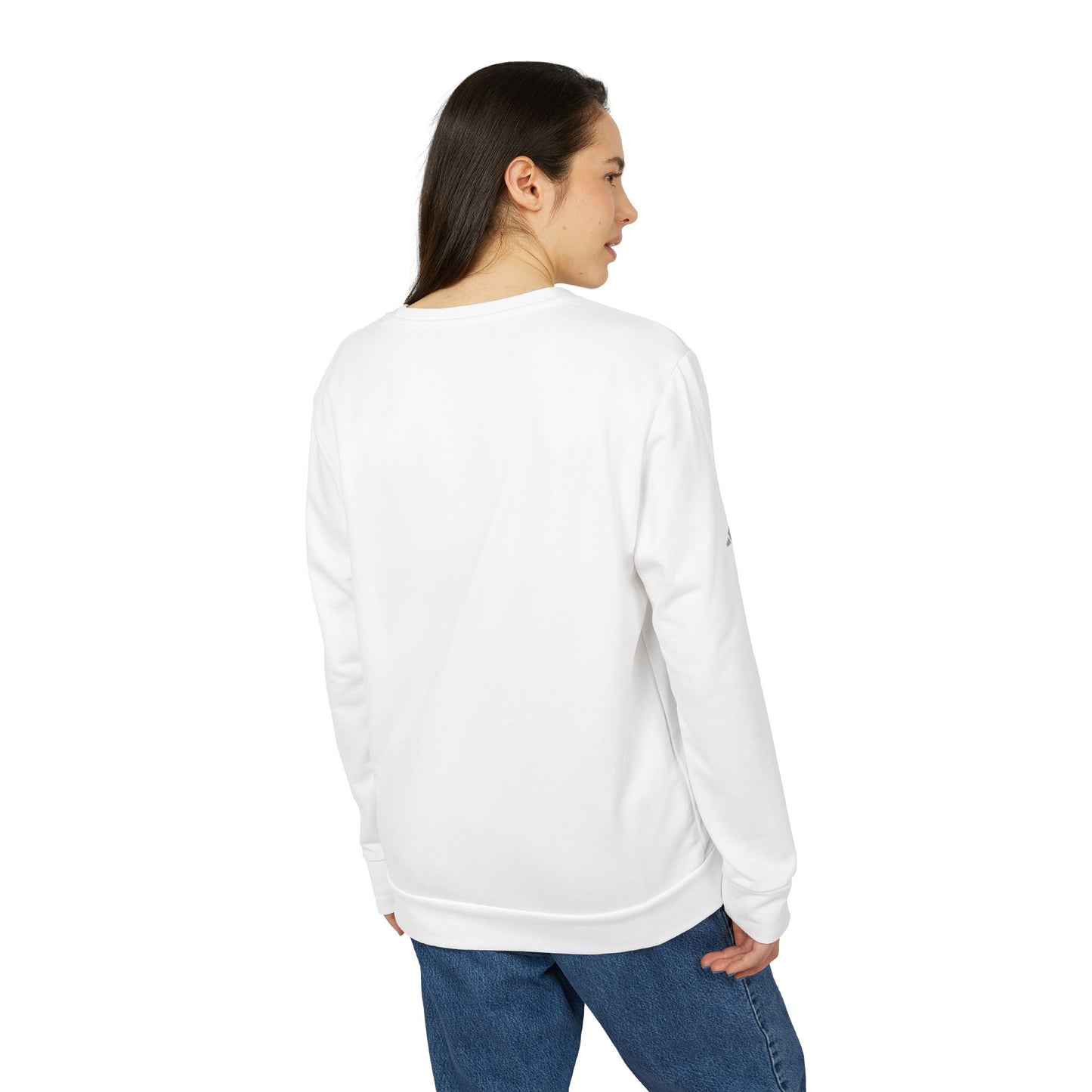 Blessed Hand Sign Crewneck Sweatshirt — adidas Unisex Fleece