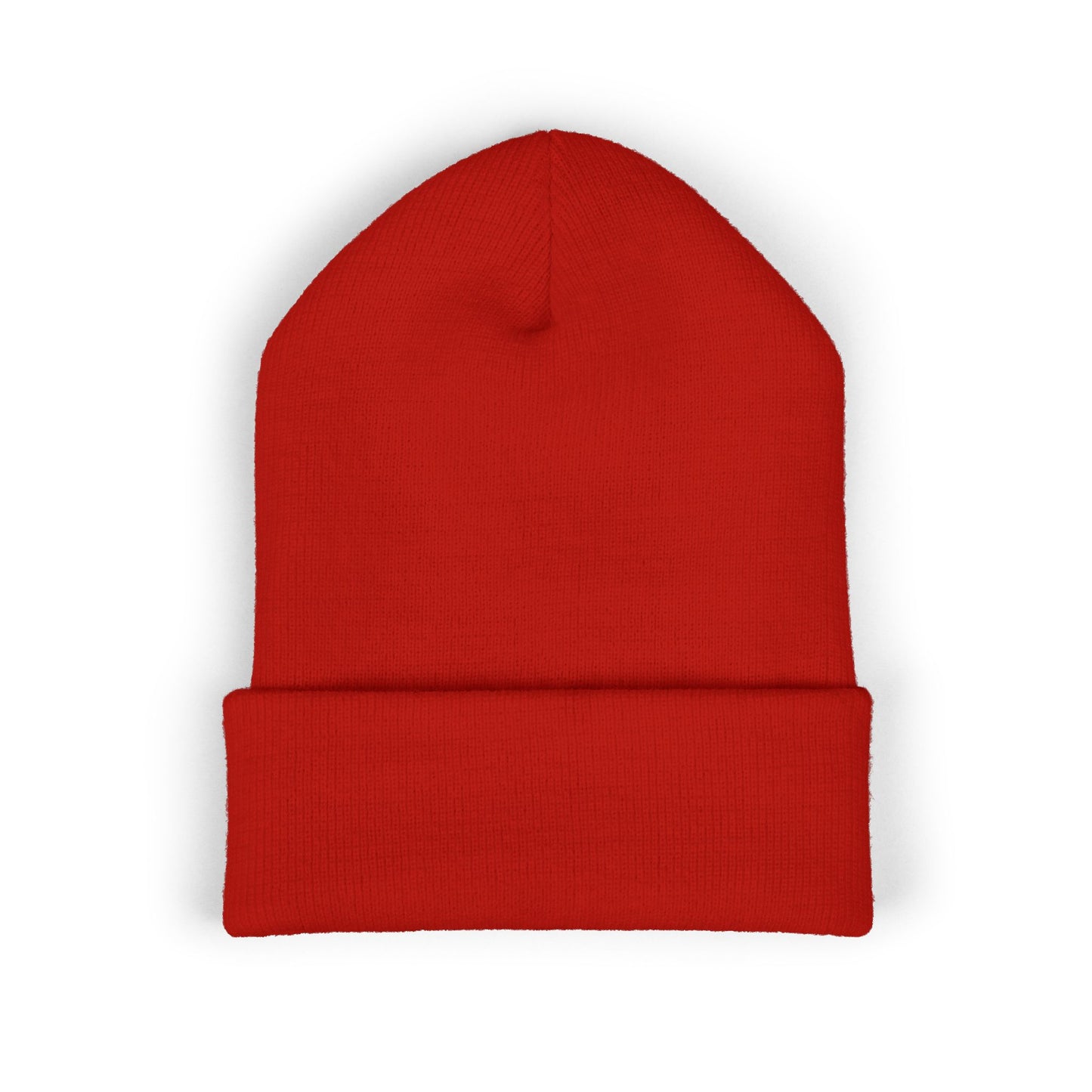 THE GOAT Embroidered Cuffed Beanie — Classic Knit Winter Hat