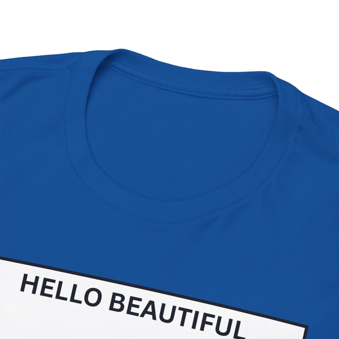 Hello Beautiful Sign Language T-Shirt — ASL Floral Graphic Tee