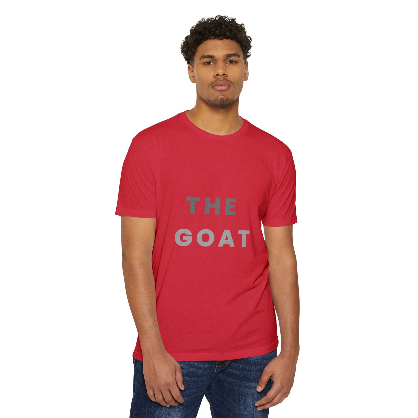 THE GOAT Graphic T-Shirt — Bold Minimalist Statement Tee