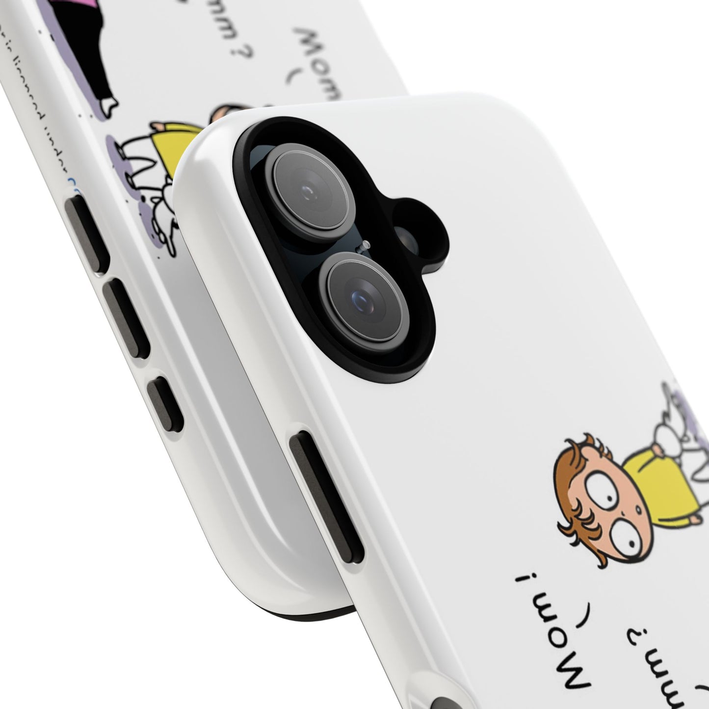 Funny Phone Case, Tough Cases for Moms, Cute Kid Design, Gift for Moms, Quirky Phone Accessories, Humor in Everyday Life