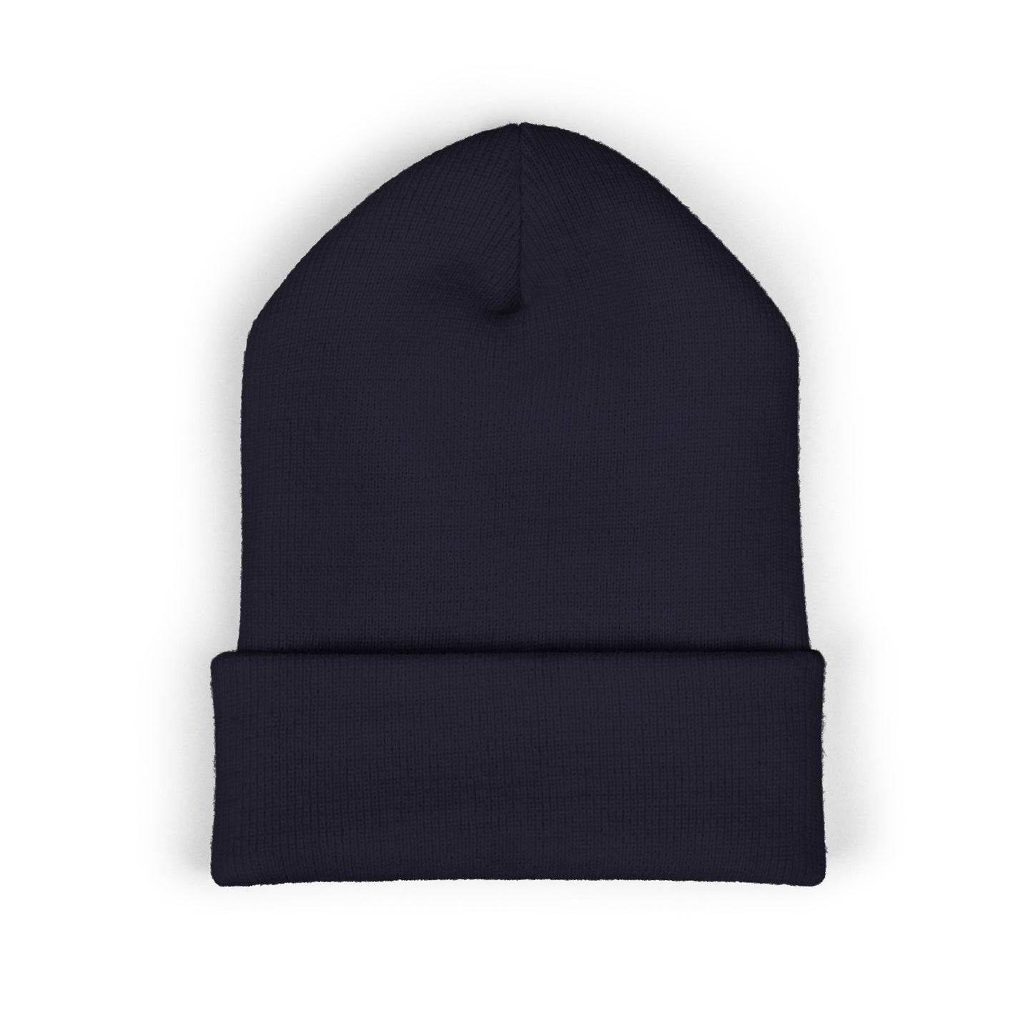 THE GOAT Embroidered Cuffed Beanie — Classic Knit Winter Hat
