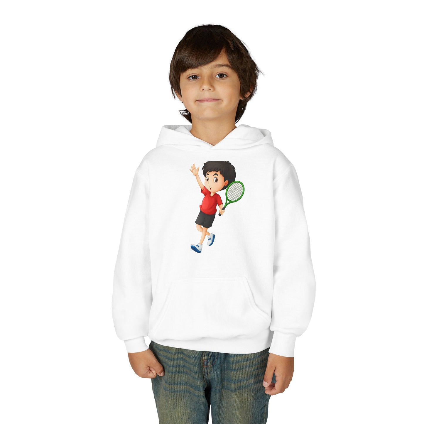 Men's Tennis Hoodie - Activewear Sweatshirt, Sports Hoodie, Birthday Gift, Tennis Lover Apparel, Cozy Top