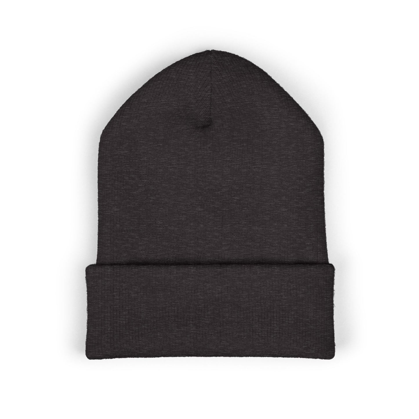 THE GOAT Embroidered Cuffed Beanie — Classic Knit Winter Hat