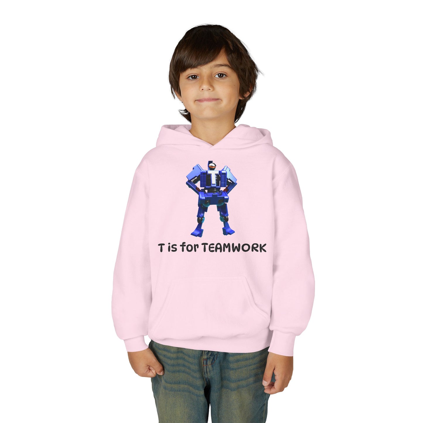 Unisex Teamwork Hoodie - Motivational Sweatshirt, Fun Gift for Students, Back to School Style, Team Spirit Apparel, Cozy Hoodie