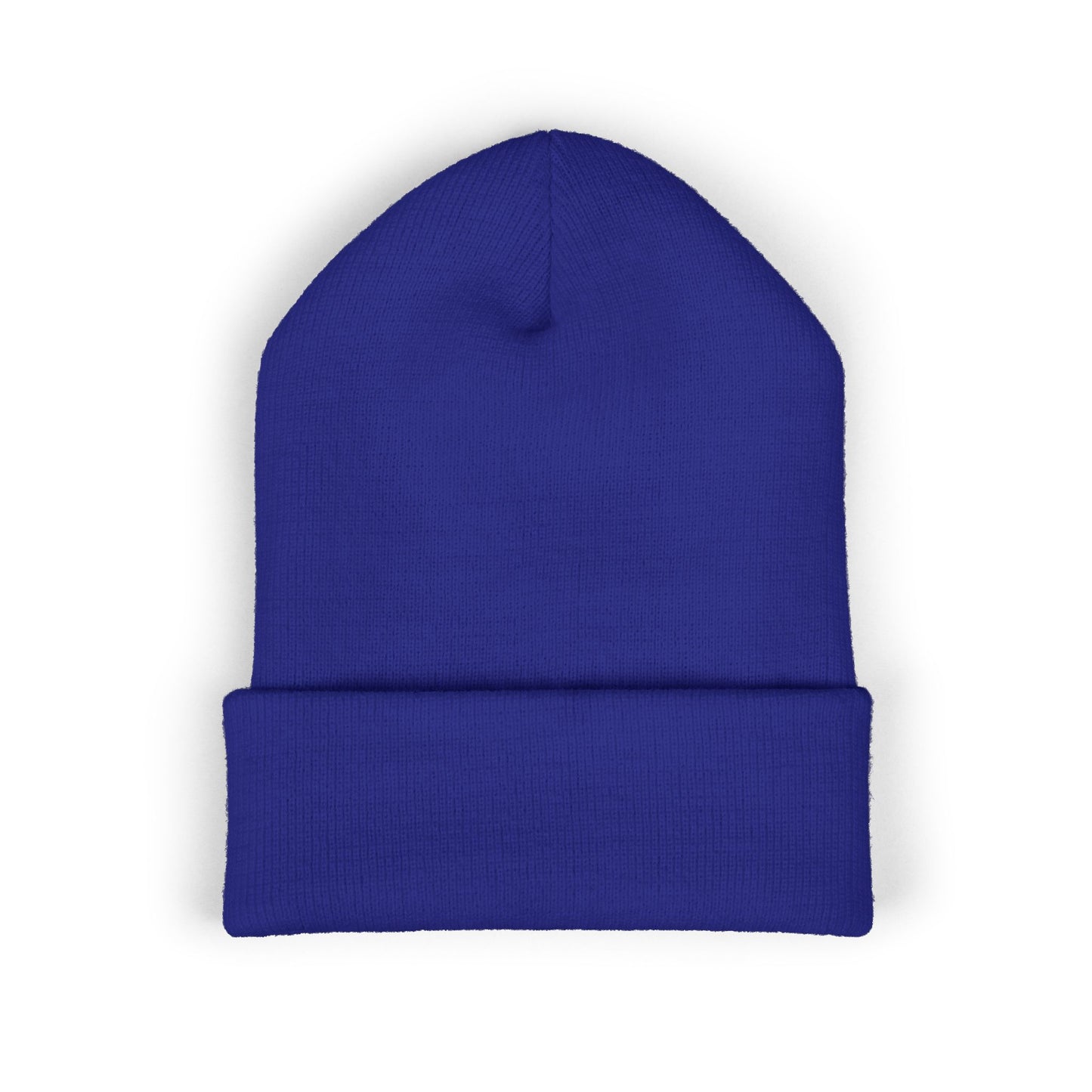 THE GOAT Embroidered Cuffed Beanie — Classic Knit Winter Hat