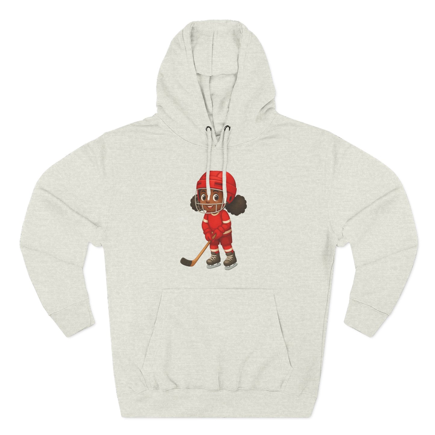Cute Hockey Kid Fleece Hoodie, Funny Sports Apparel, Gift for Hockey Lovers, Winter Warmth, Kids' Hoodie
