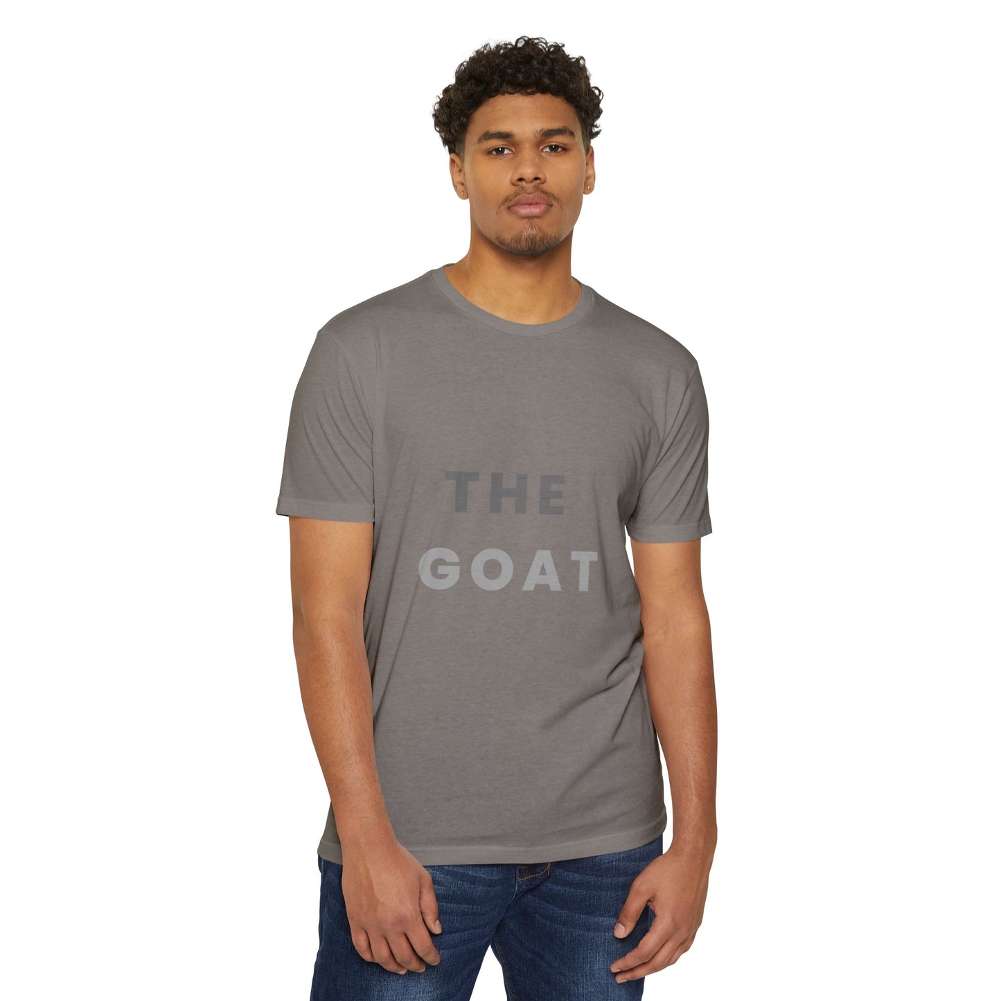 THE GOAT Graphic T-Shirt — Bold Minimalist Statement Tee