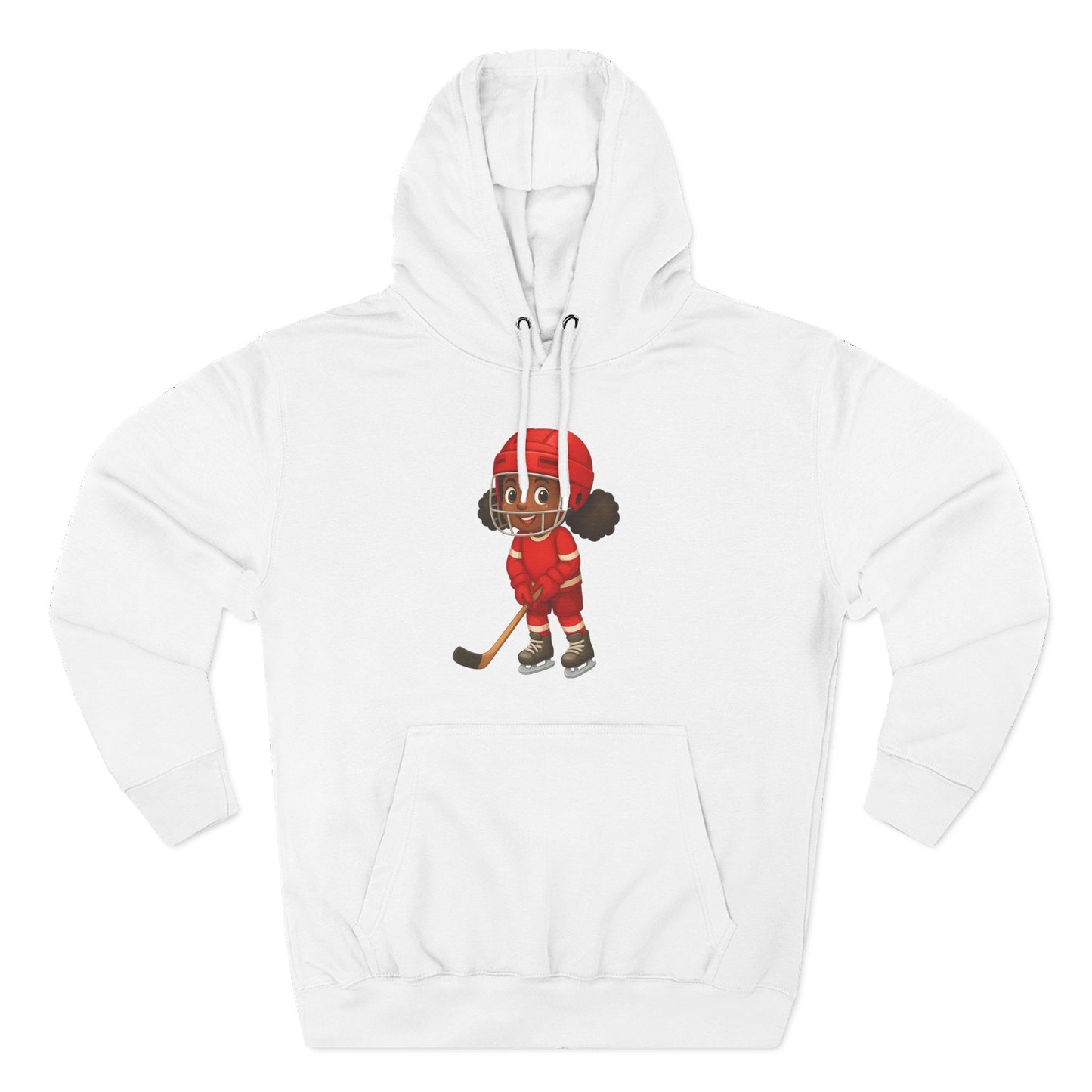 Cute Hockey Kid Fleece Hoodie, Funny Sports Apparel, Gift for Hockey Lovers, Winter Warmth, Kids' Hoodie