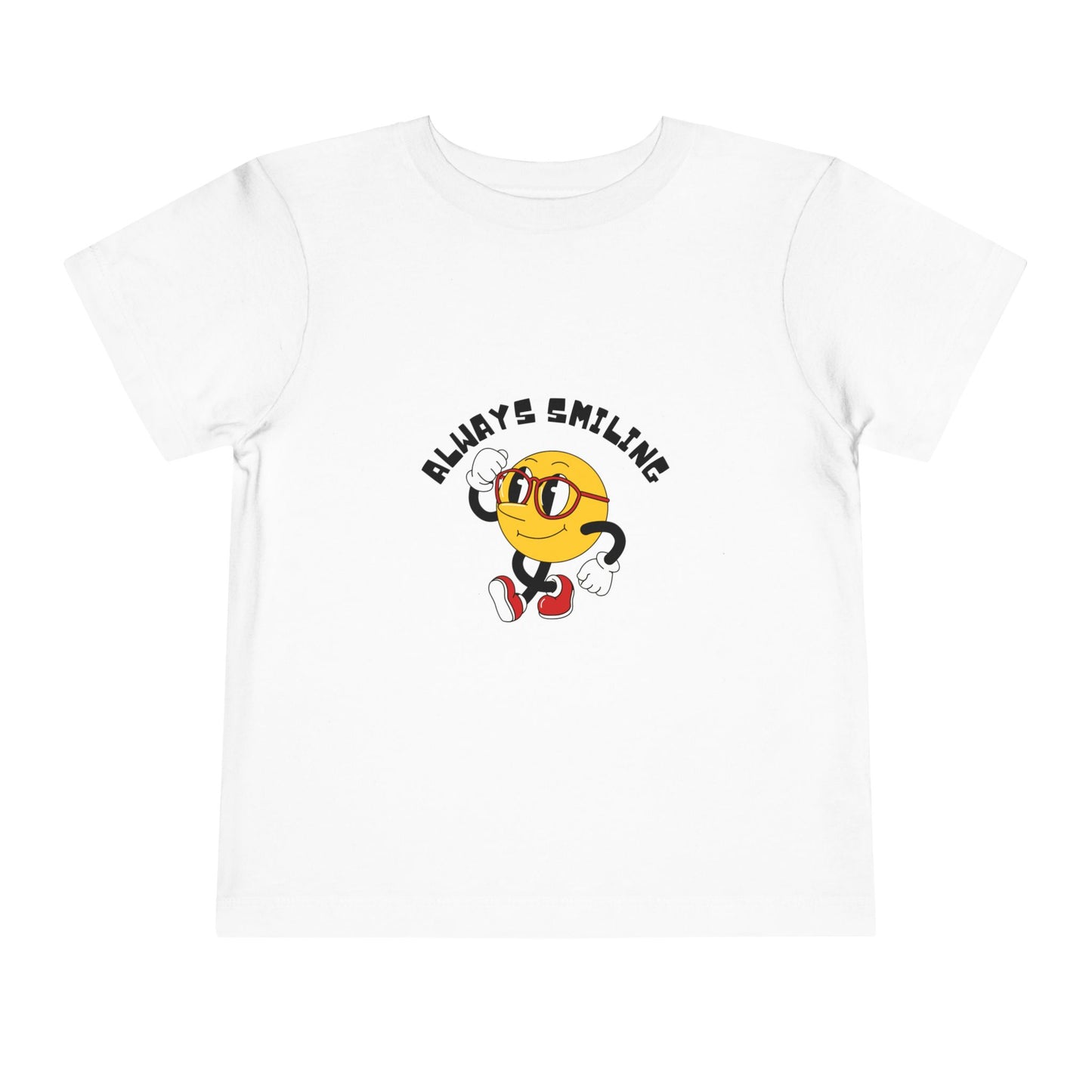 Always Smiling Toddler Tee, Cute Kids Shirt, Fun Toddler Apparel, Birthday Gift, Everyday Wear, Cheerful Kids Clothing
