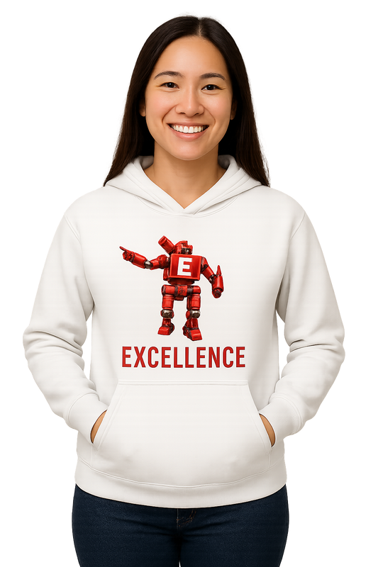 Youth Hooded Sweatshirt: E=Excellance, Cool Kids Hoodie, Fun Gift for Teens, Motivational Apparel, Perfect for School Events